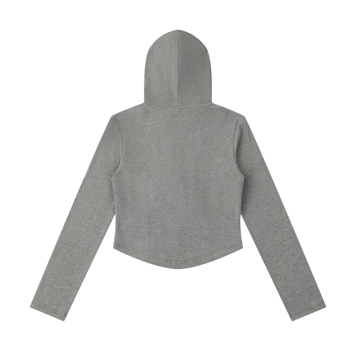 Essential Cropped Zip Hoodie