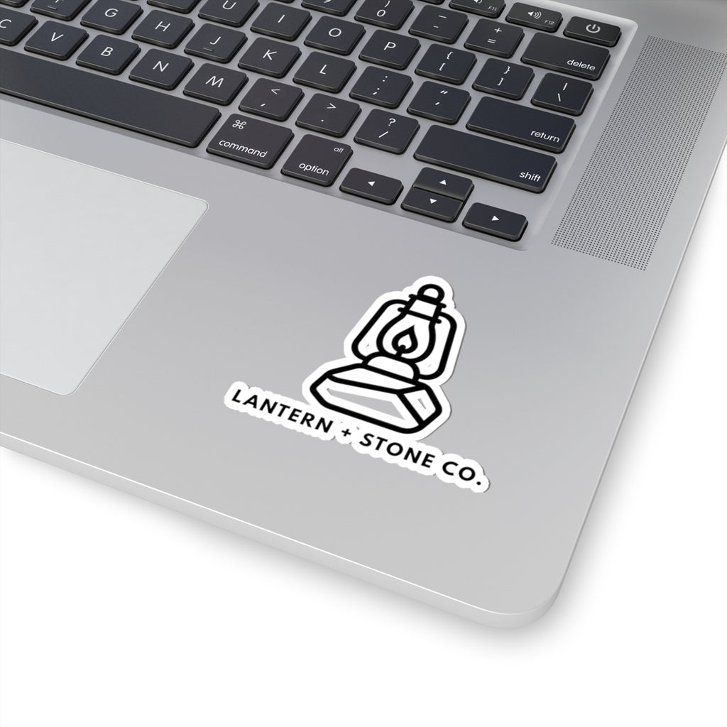 Lantern and Stone Logo Sticker