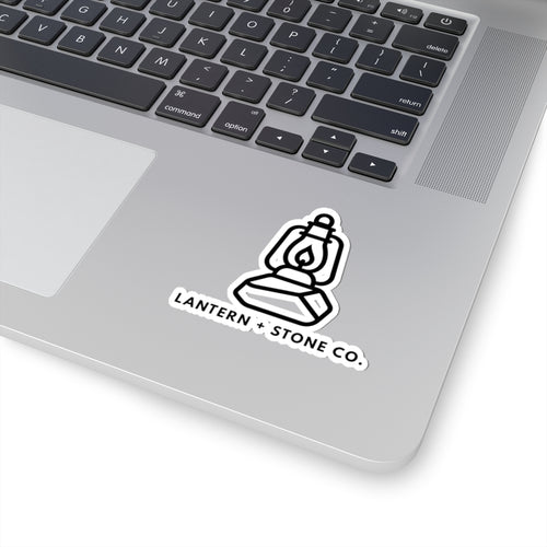 Lantern and Stone Logo Sticker
