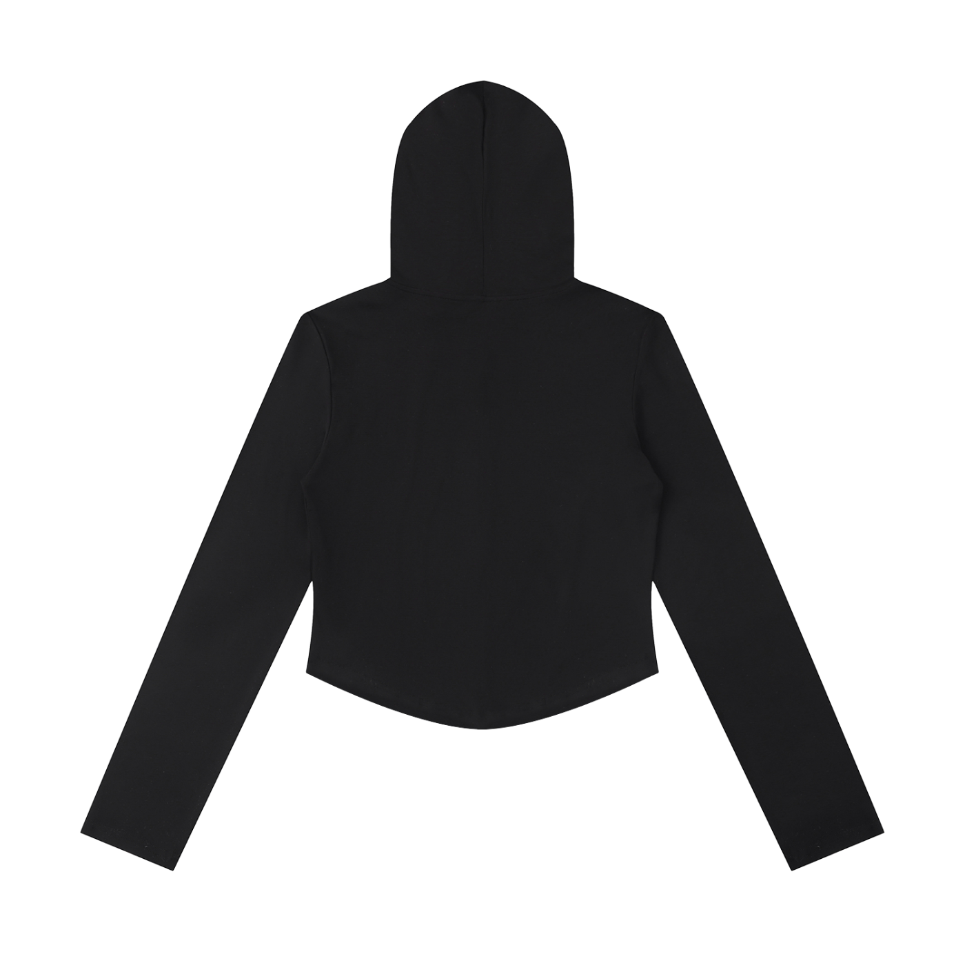 Essential Cropped Zip Hoodie