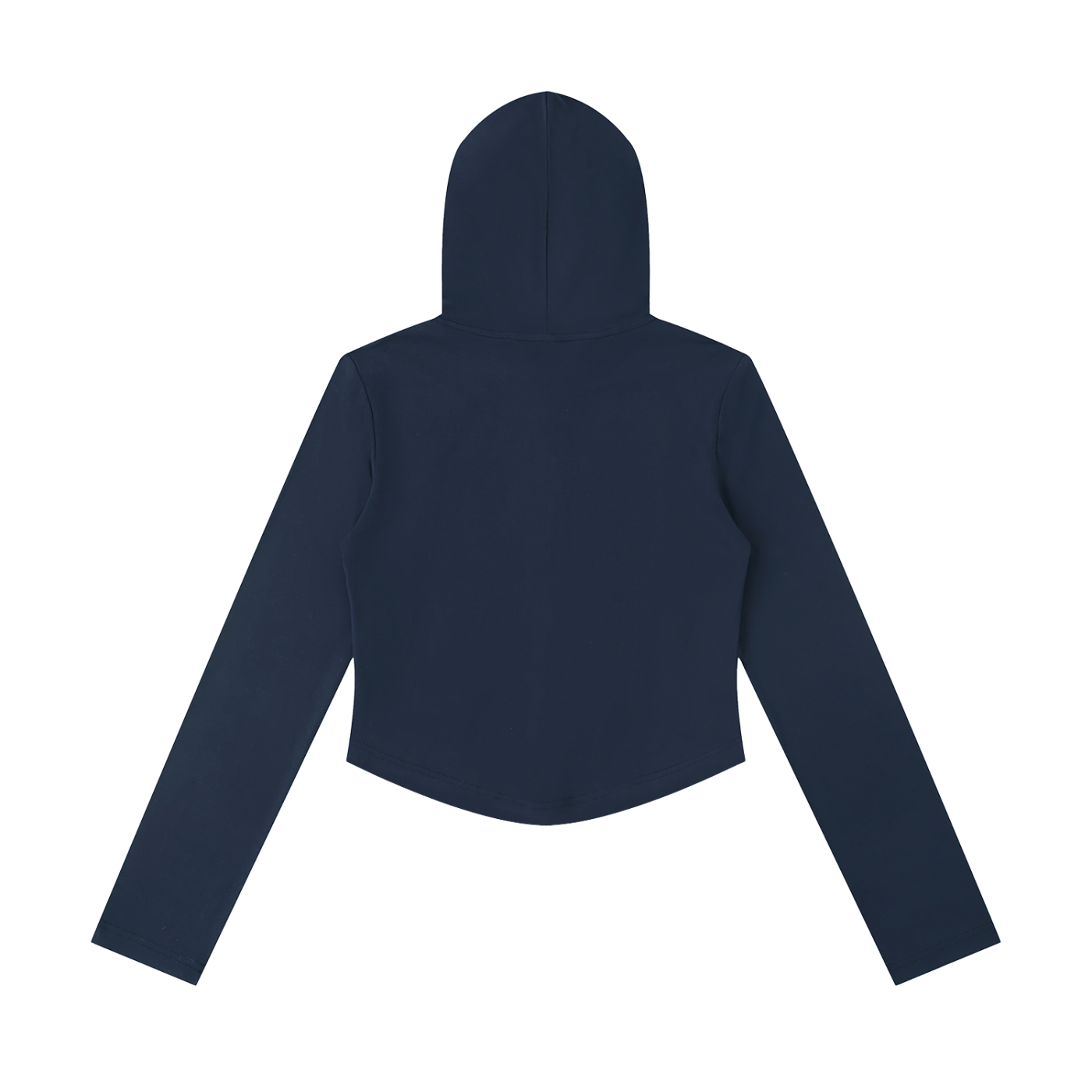 Essential Cropped Zip Hoodie